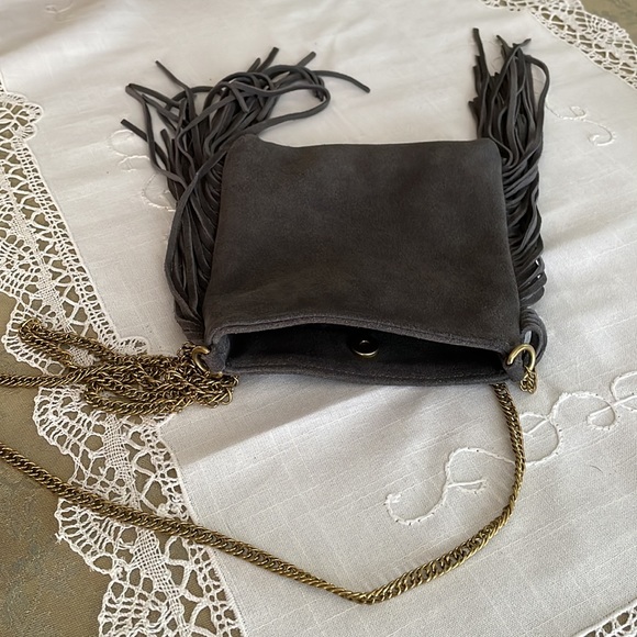 Odote Suede Fringe Crossbody - Picture 8 of 8